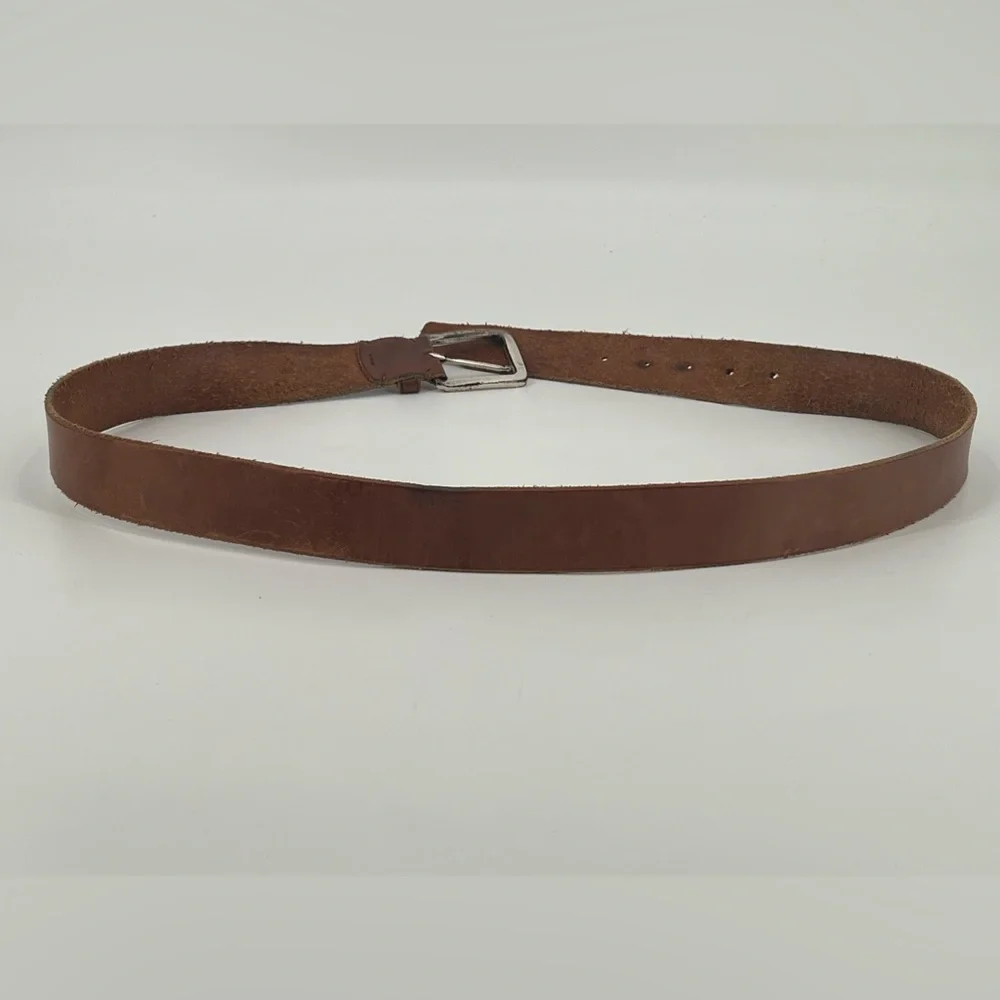 Allen Edmonds Brown Tan Leather Belt‎ Worn In 40/42